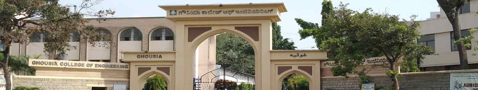 ghousia college of engineering