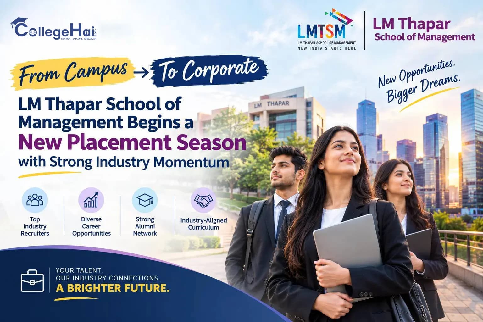 From Campus to Corporate: LM Thapar School of Management Begins a New Placement Season with Strong Industry Momentum
