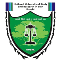 National University of Study and Research in Law Ranchi Logo