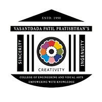 Vasantdada Patil Pratishtan"s College of Engineering & Visual Arts Logo