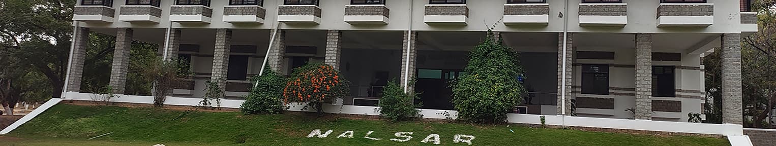 NALSAR University of Law NALSAR Hyderabad banner