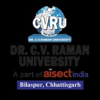 Dr. C. V. Raman University (CVRU) Bilaspur College Logo