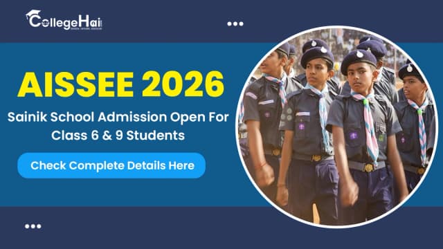 AISSEE 2026: Sainik School Admission Open For Class 6 and 9 Students.webp
