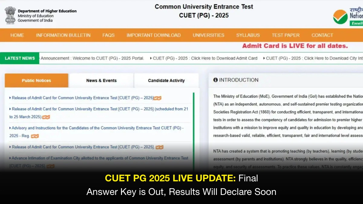 cuet-pg-2025-live-update-final-answer-key-is-out-results-will-declare-soon-cuet-pg-2025-live-update